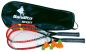 Preview: Speed-Badminton Schläger Set inkl. Tasche