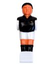 Kickerfigur Modell -Bomber- 13 mm schwarz/weiß