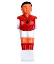 Kickerfigur Modell -Bomber- 13 mm rot/weiß