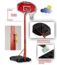 Basketball-Ständer, -Bandito-Junior-, 210-260 cm