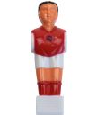 Kickerfigur Modell -Profi/Stadion Bomber- 16mm rot/weiß